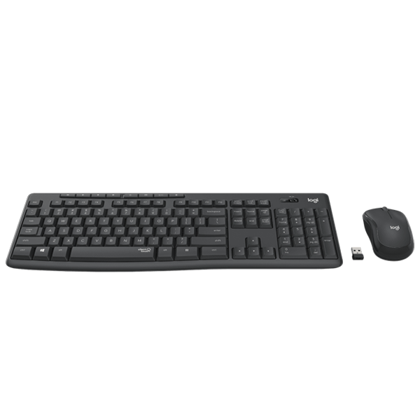 Logitech Wireless Combo MK295 Silent Ασύρματο Σετ Πληκτρολόγιο & Ποντίκι Αγγλικό US  image