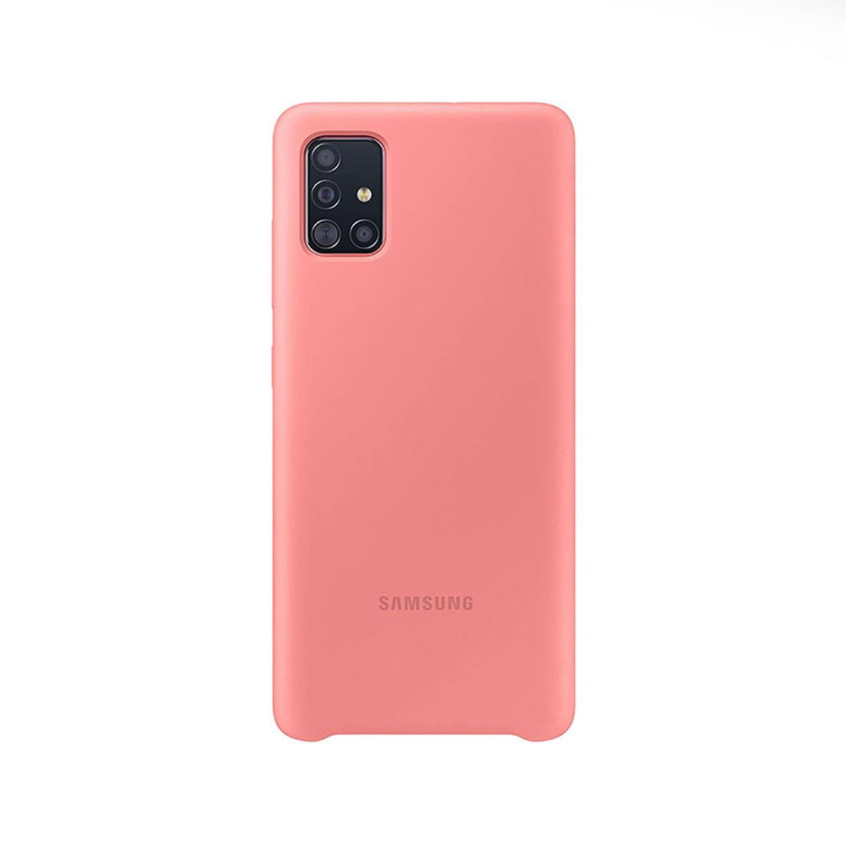 Original Silicone Cover Samsung Galaxy A51 Pink EF-PA515TPE image