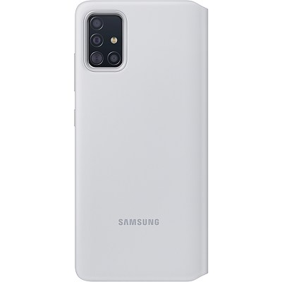 Original S-View Cover Samsung Galaxy A71 EF-EA715PWE White image