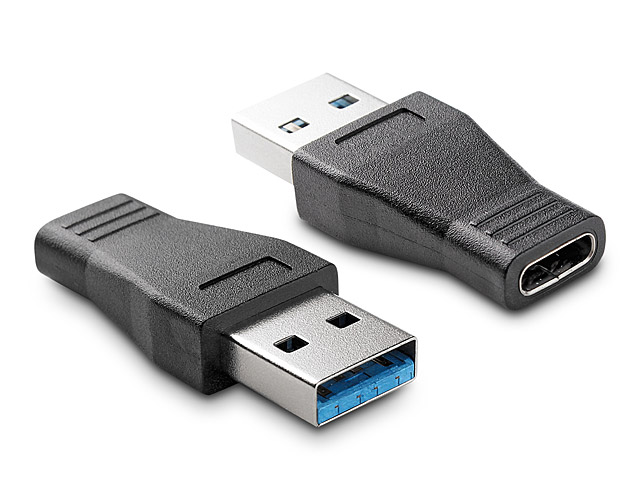 Powertech USB-A male - USB-C female (CAB-U097) image