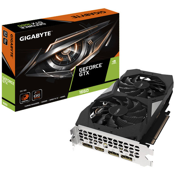 Gigabyte GeForce GTX 1650 4GB GDDR5 OC Κάρτα Γραφικών με 2 HDMI και DisplayPort (GV-N1650OC-4GD) image