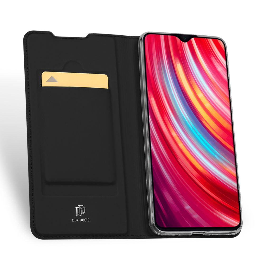 Xiaomi Redmi Note 8 Pro Book Case DuxDucis Pro Skin Series Black image