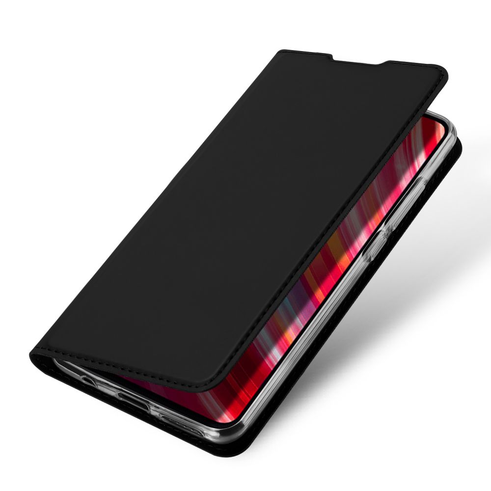 Xiaomi Redmi Note 8 Pro Book Case DuxDucis Pro Skin Series Black image