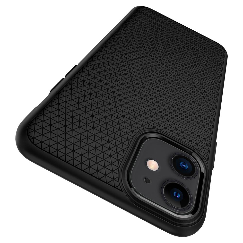 iPhone 11 Spigen Liquid Air Silicone Case Matte Black 076CS27184 image