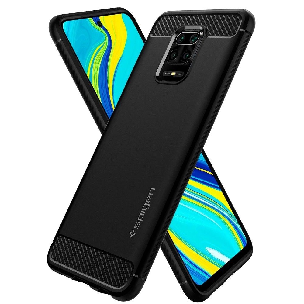 Xiaomi Redmi Note 9s/Note 9 Pro/Poco M2 Pro Spigen Rugged Armor Matte Black ACS01591 image