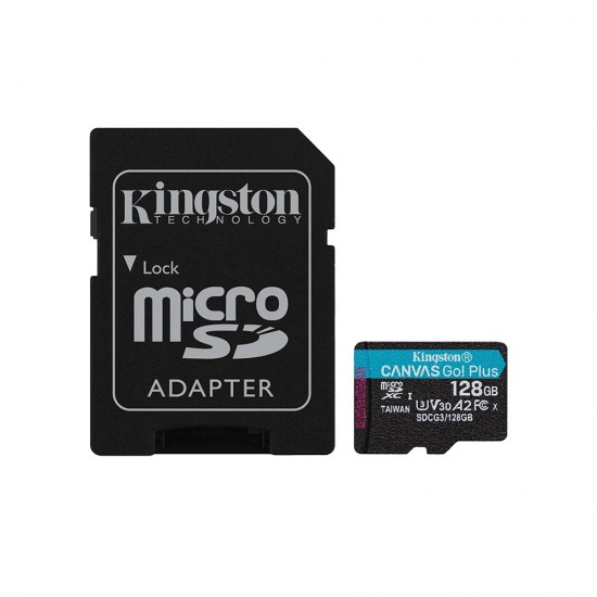MicroSD 128GB Kingston Canvas Go! Plus With Adapter Class 10 SDCG3/128GB image