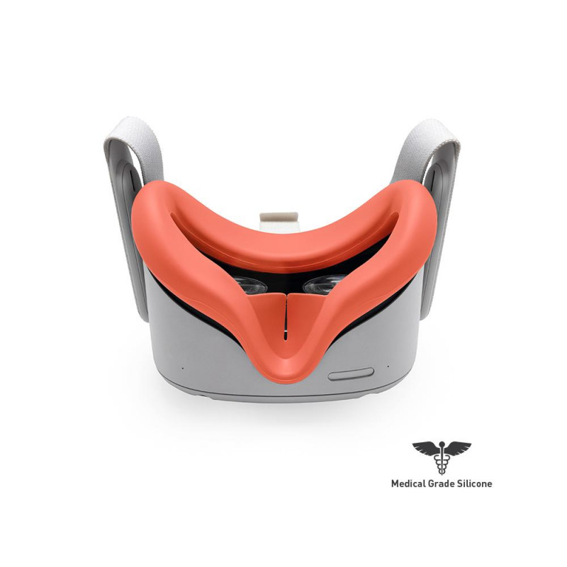 Silicone Cover for Meta Quest 2 VR Cover Orange image