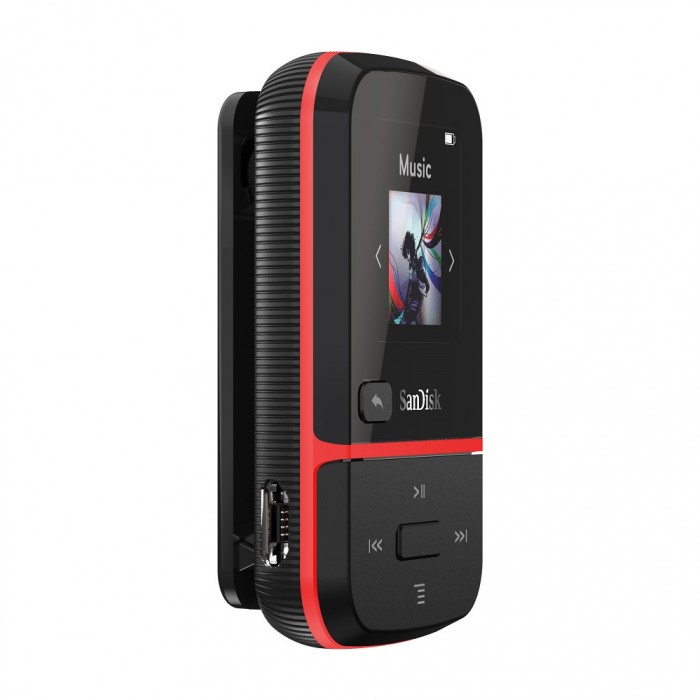 Clip Sport Go Mp3 Player 16GB Sandisk Red NEW image