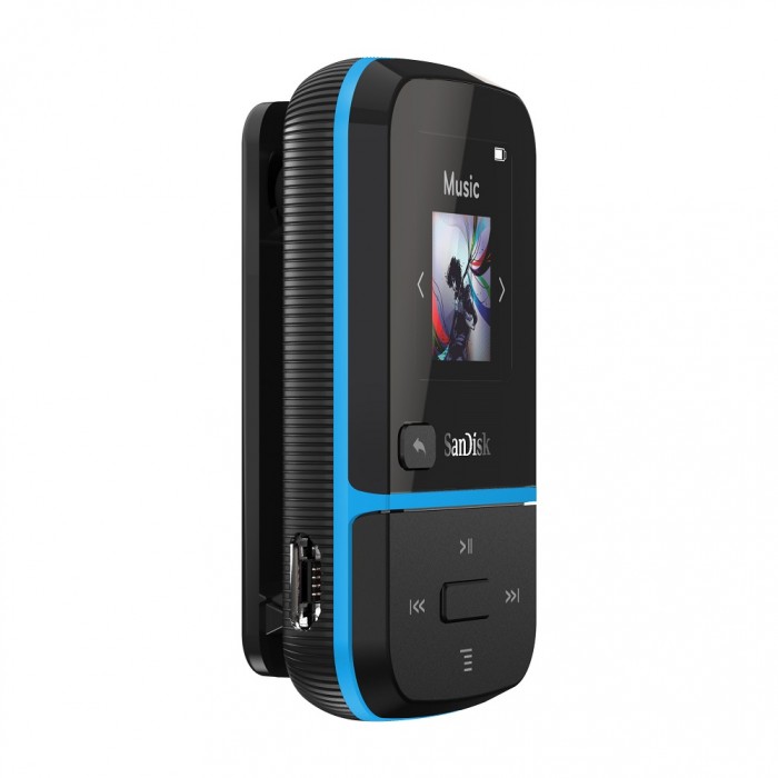 Clip Sport Go Mp3 Player 16GB Sandisk Blue NEW image