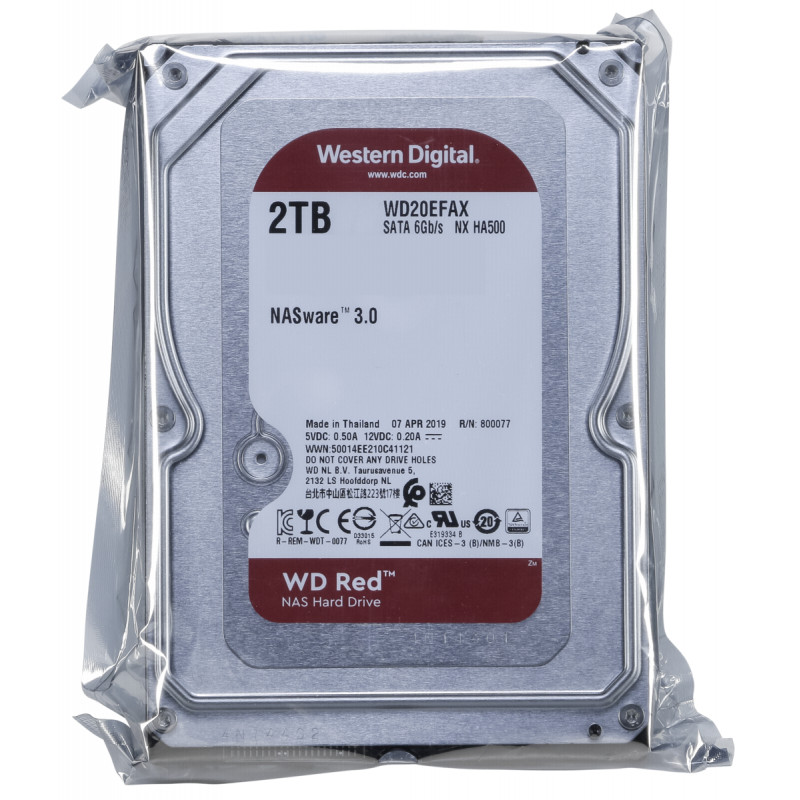 HDD Western Digital Caviar Red NAS 3.5" 2TB 256MB Cache WD20EFAX image