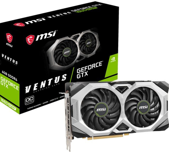 Κάρτα Γραφικών MSI GeForce Ventus OC GTX 1660TI 6GB V375-604R image