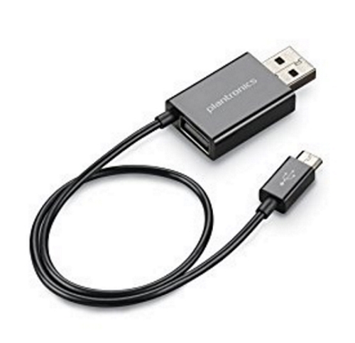 Ανταλλακτικό Micro USB 2in1 Καλώδιο Φόρτισης 30cm για Bluetooth Plantronics 87090-01 image