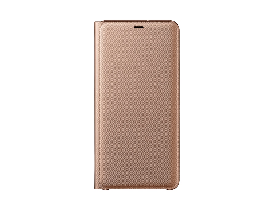 Samsung Galaxy A7 2018 6" Flip Wallet Original Gold EF-WA750PFE image