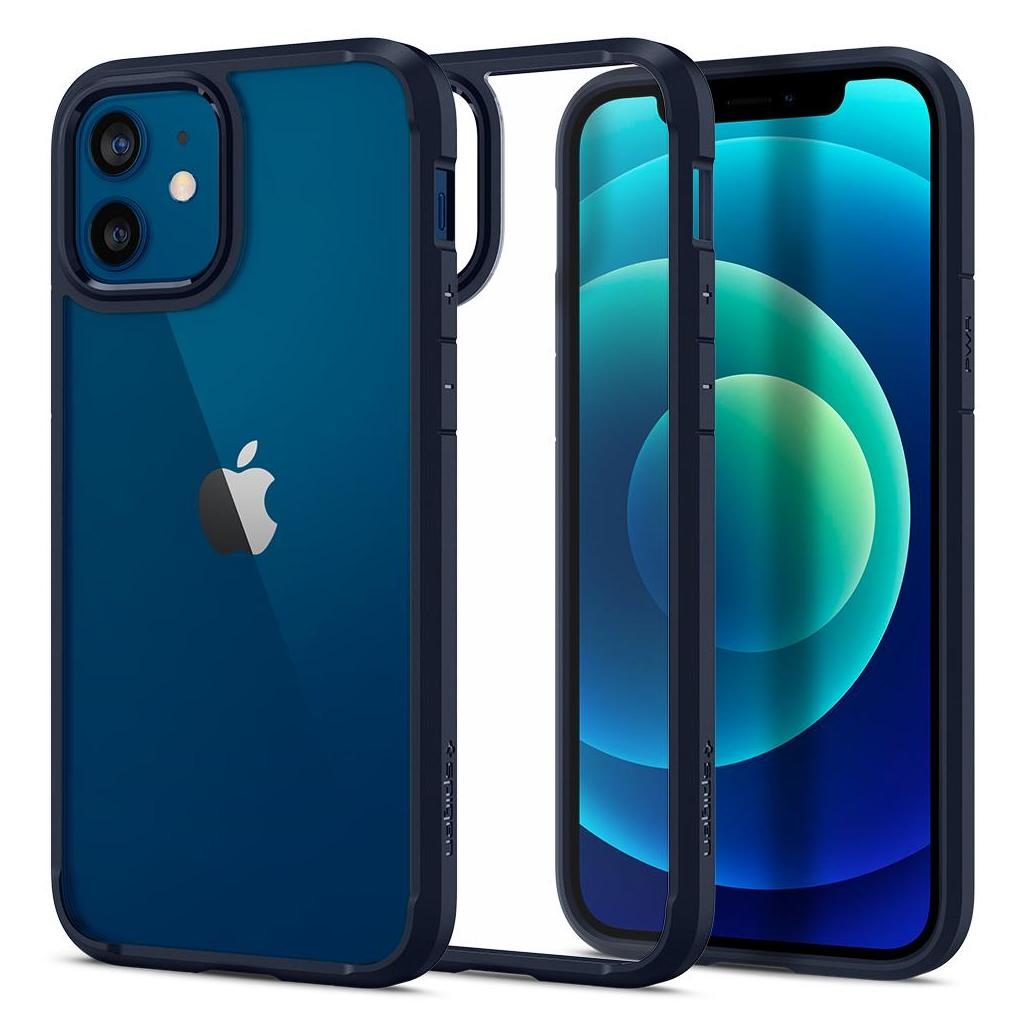 iPhone 12/12 Pro 6.1" Spigen Ultra Hybrid Case Navy Blue ACS02251 image