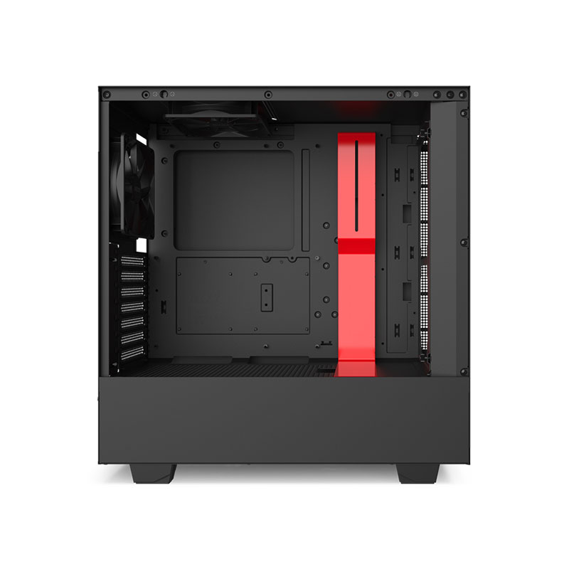 NZXT H510 Black/Red Tempered Glass CA-H510B-BR image