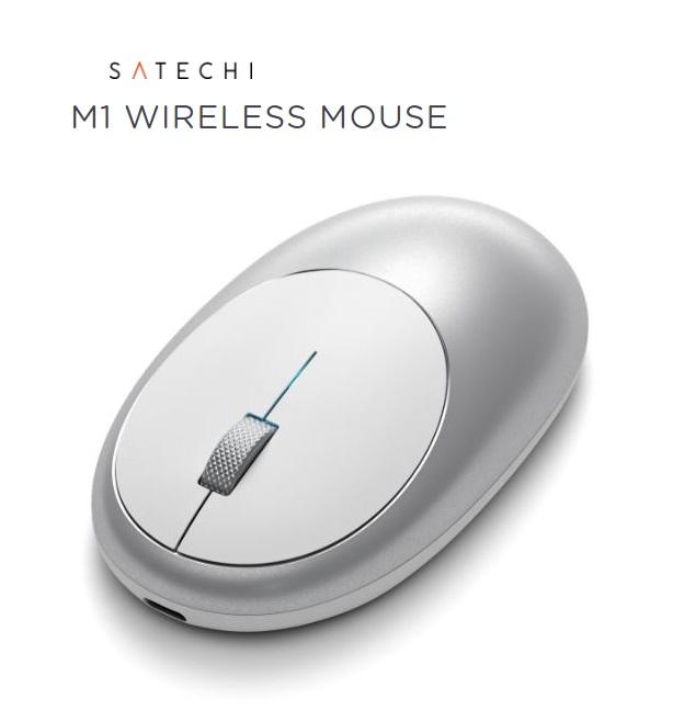 M1 Wireless Mouse Satechi Silver USB-C ST-ABTCMS image