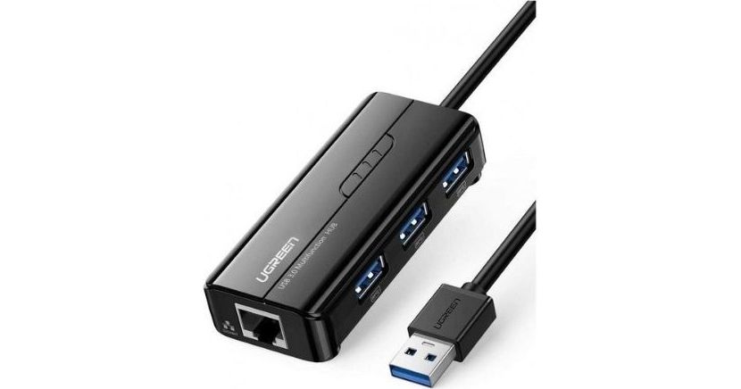 3x USB 3.0 Hub and Gigabit Ethernet Ugreen 20265 image