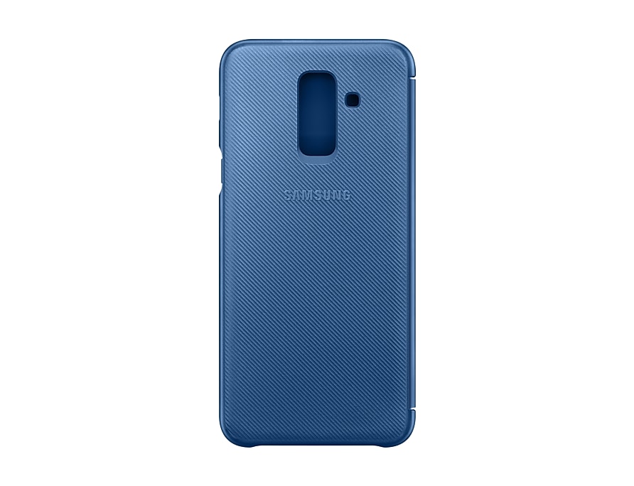 Samsung Galaxy A6 PLUS 2018 6" Wallet Cover Blue EF-WA605CLE image