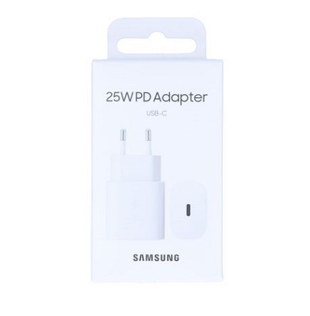 Γνήσιος Ταχυφορτιστής Χ. Καλώδιο Type C EP-TA800NWE 25W Samsung White RETAIL image