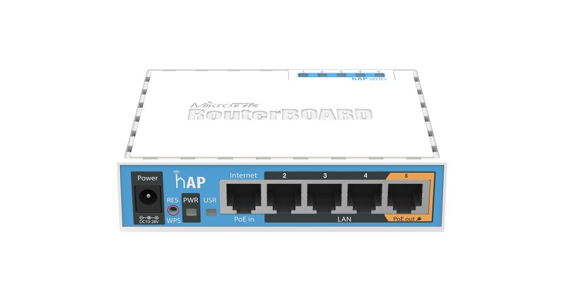 Access Point MikroTik hap ac Lite Wi‑Fi 5 Dual Band (2.4 & 5GHz) RB952Ui-5ac2nD image