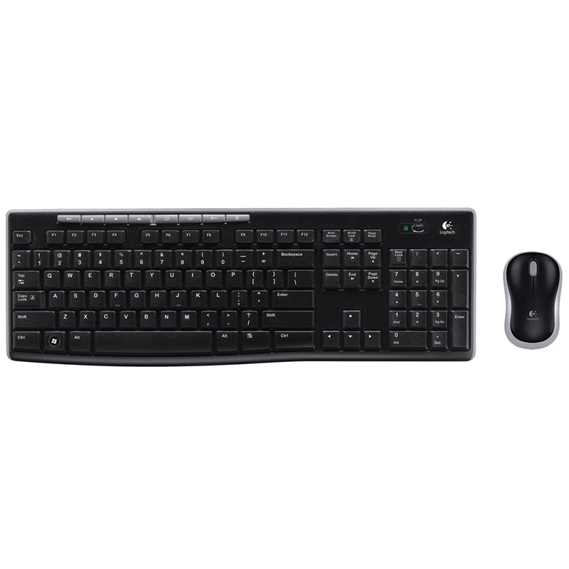 Logitech Wireless Combo MK270 Ασύρματο Σετ Πληκτρολόγιο & Ποντίκι Αγγλικό US image