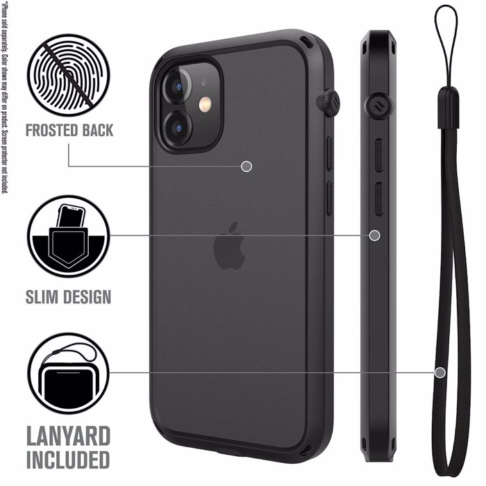 Influence Case iPhone 12 mini Catalyst Stealth Black image