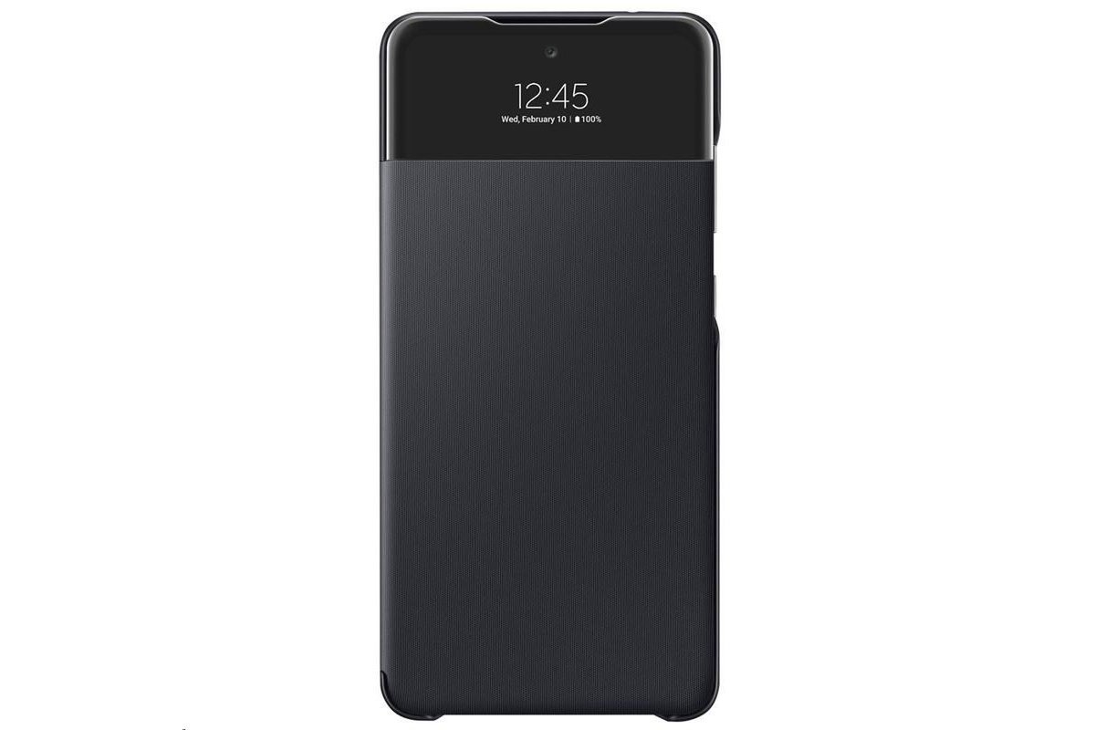 Samsung Galaxy A72 Smart S-View Wallet Cover Black Original EF-EA725PBE image