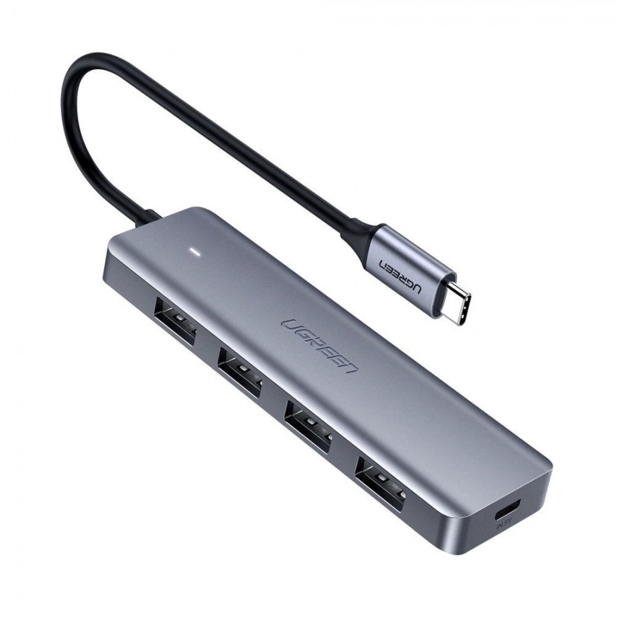 CM219 USB 3.0 Hub 5 Θυρών με σύνδεση USB-C Γκρι Ugreen 70336 image