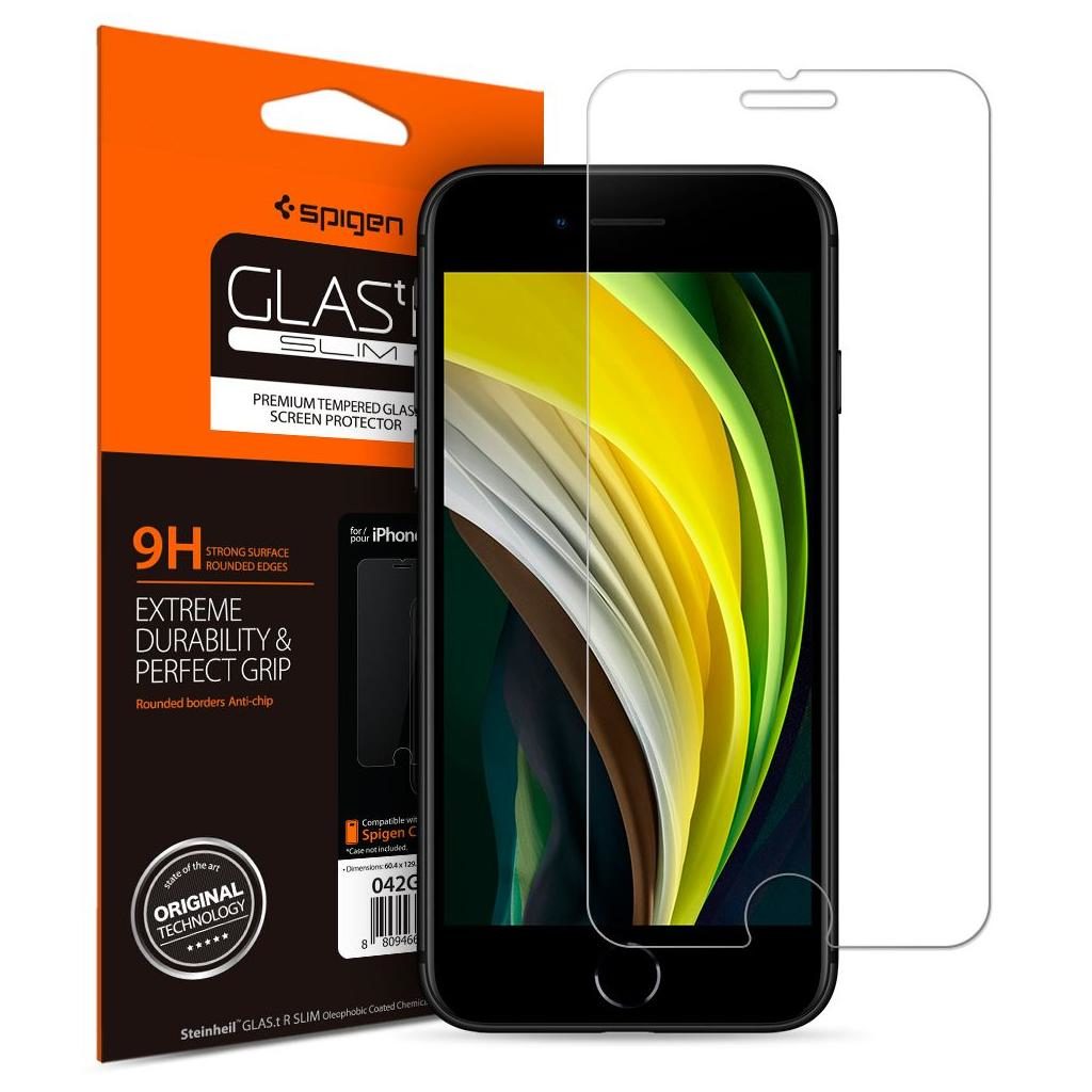 Tempered Glass Glas.tR Slim Spigen 9H iPhone SE 2020/8/7 AGL01374 image