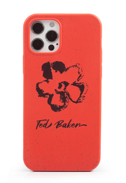 iPhone 13 Pro Pllugg Biodegradable Back Case Magnolia Red Ted Baker 85018 image