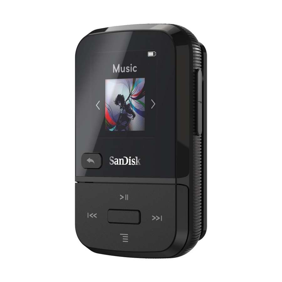 Clip Sport Go Mp3 Player 32GB NEW Sandisk Black SDMX30-032G-E46K image