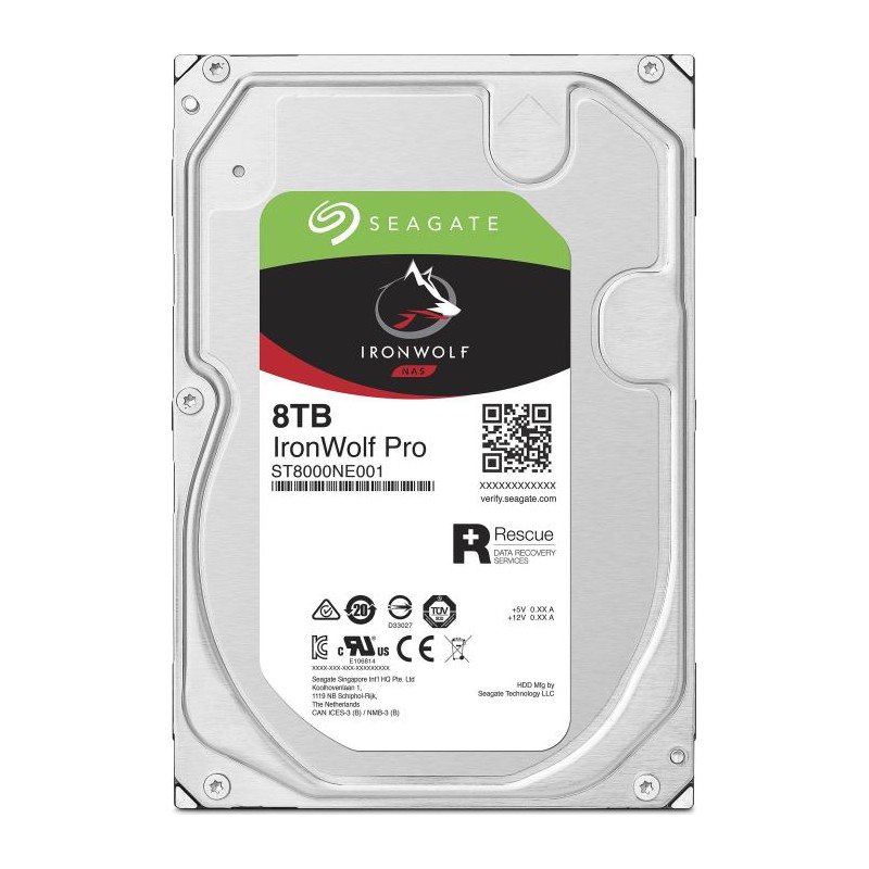 HDD Seagate IronWolf Pro 3.5" 8TB NAS ST8000NE001 image