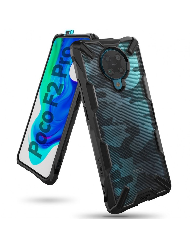 Xiaomi Poco F2 Pro Fusion X Ringke Camo Black MIL STD 810G-516.6  image