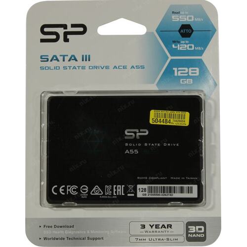 SSD SP Ace A55 SSD 128GB 2.5'' SP128GBSS3A55S25 image