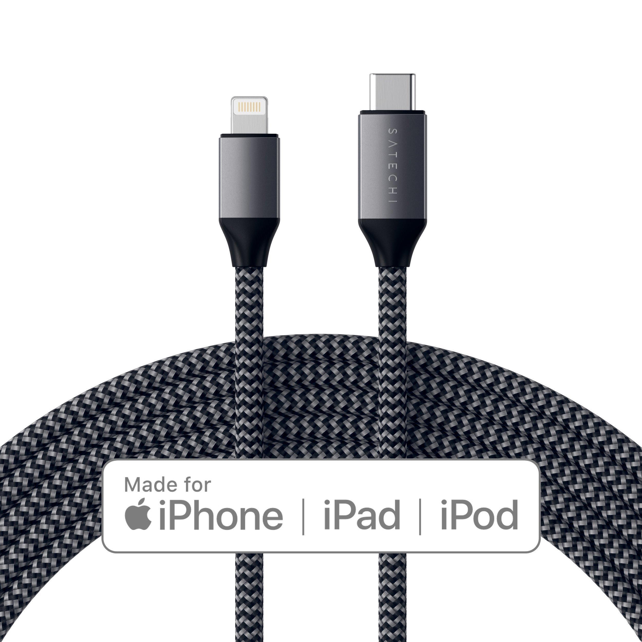 Καλώδιο USB-C To Lightning 1.8m For iPad, iPhone, iPod Satechi ST-TCL18M image