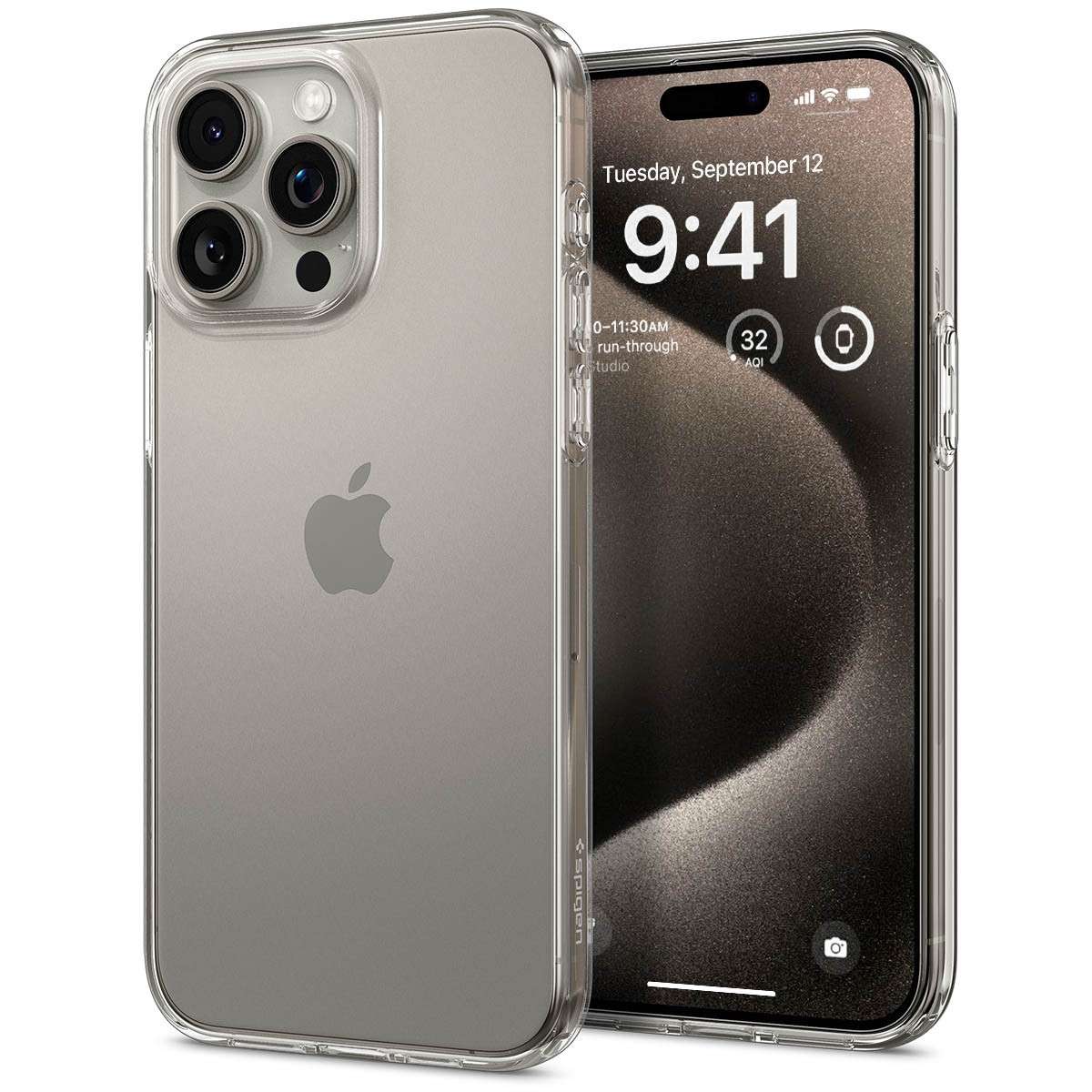 iPhone 15 Pro Spigen Liquid Crystal Silicone Case Clear ACS06699 image