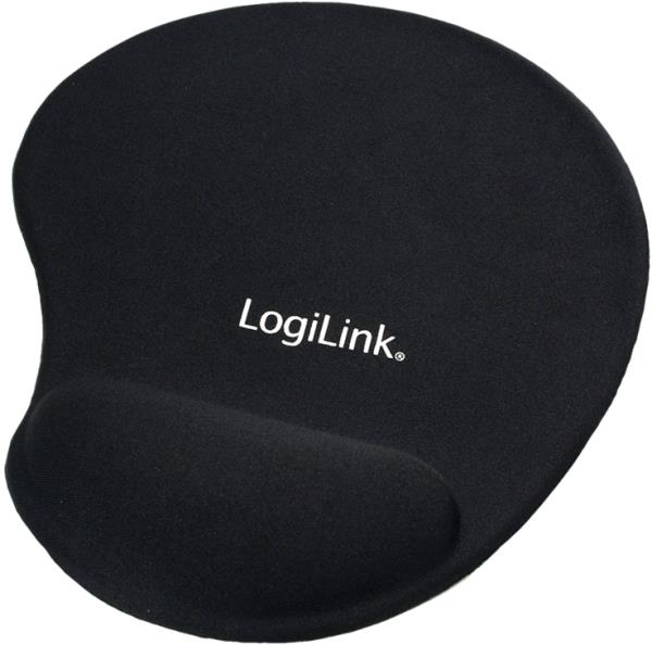 Mouse Pad Gel 230mm με Στήριγμα καρπού Μαύρο LogiLink ID0027 image