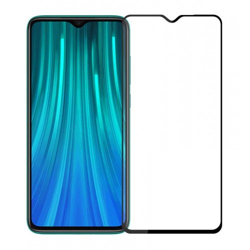 Tempered Glass (Full Cover) 9H 0.3mm Xiaomi Redmi Note 8 Pro Black image