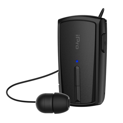 Bluetooth Headset iPro RH120 Restractable  Μαύρο image