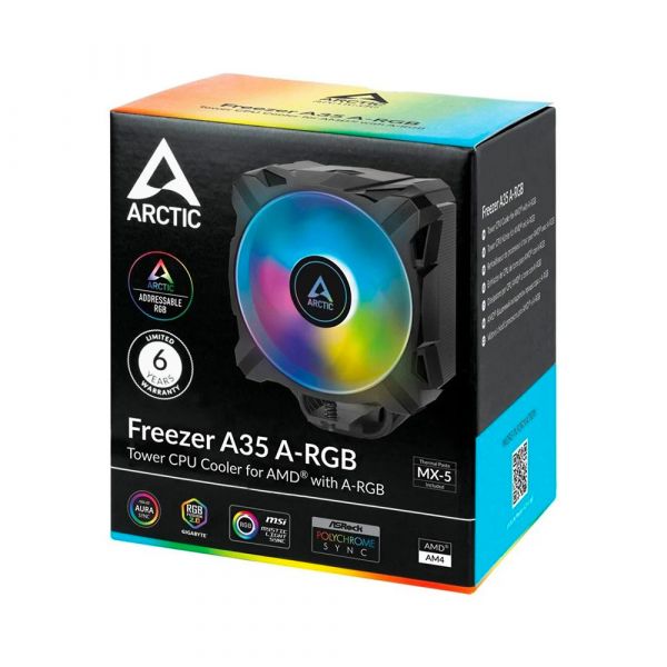Ψύκτρα Επεξεργαστή Arctic Freezer A35 A-RGB για Socket AM4/AM5 ACFRE00115A image