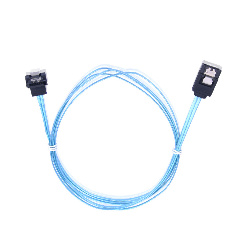 Καλώδιο SATA 3.0 Male To Male 0.6m Blue 90o Orico Bulk CPD-7P6G-BA60-V1 image