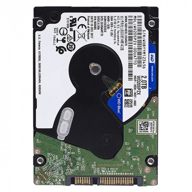 HDD Western Digital Caviar Blue 2.5" 2TB WD20SPZX image