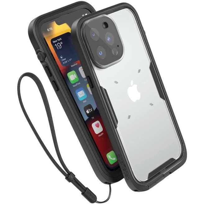 Waterproof Case Total Protection 360 Full Cover  iPhone 13 Pro Catalyst IP68 Stealth Black image