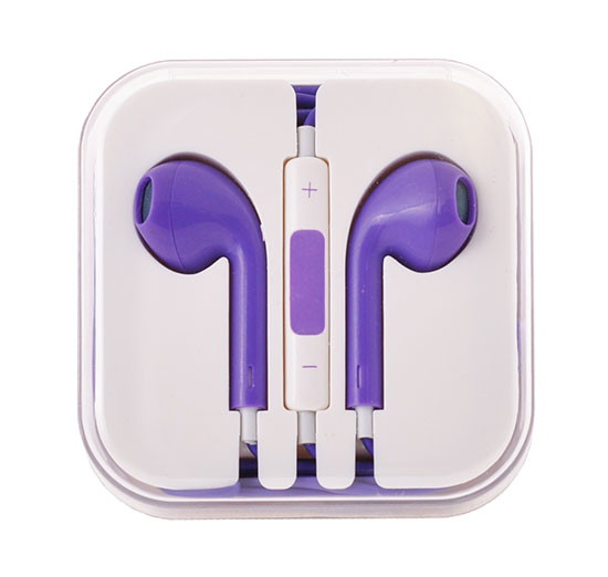 Ακουστικά Mega Bass Audio Jack 3.5mm Violet image