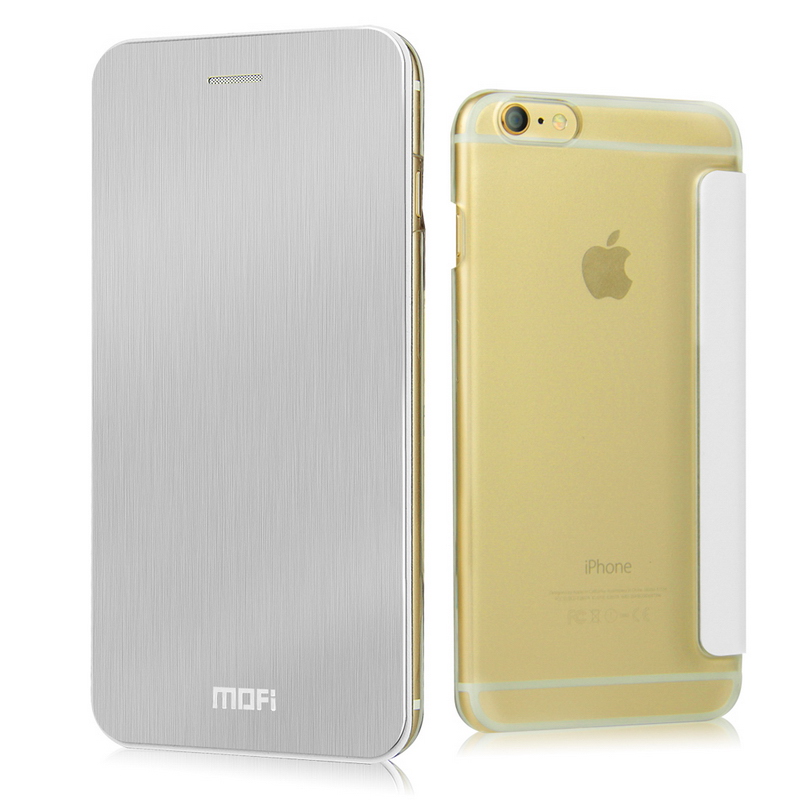 iPhone 6 Plus Flip Case Aluminium Silver image