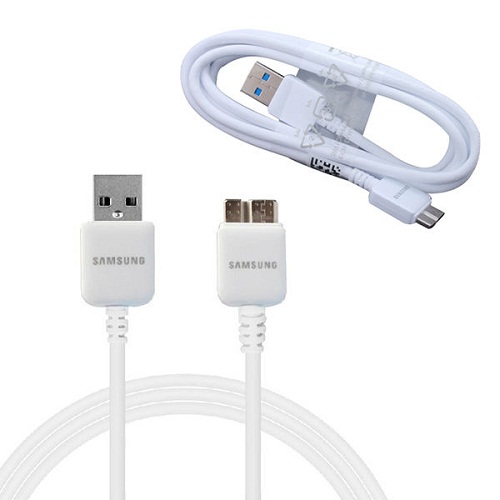 Καλώδιο Σύνδεσης Samsung USB 3.00 ET-DQ11Y1WE Note 3, Galaxy S5 White Original Bulk image