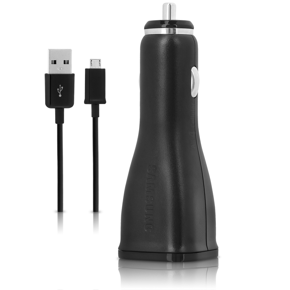 Γνήσιος Φορτιστής Αυτοκινητού Black Note 4, Galaxy S6 EP-LN915 2A+Data Cable (Fast Charging) Blister image