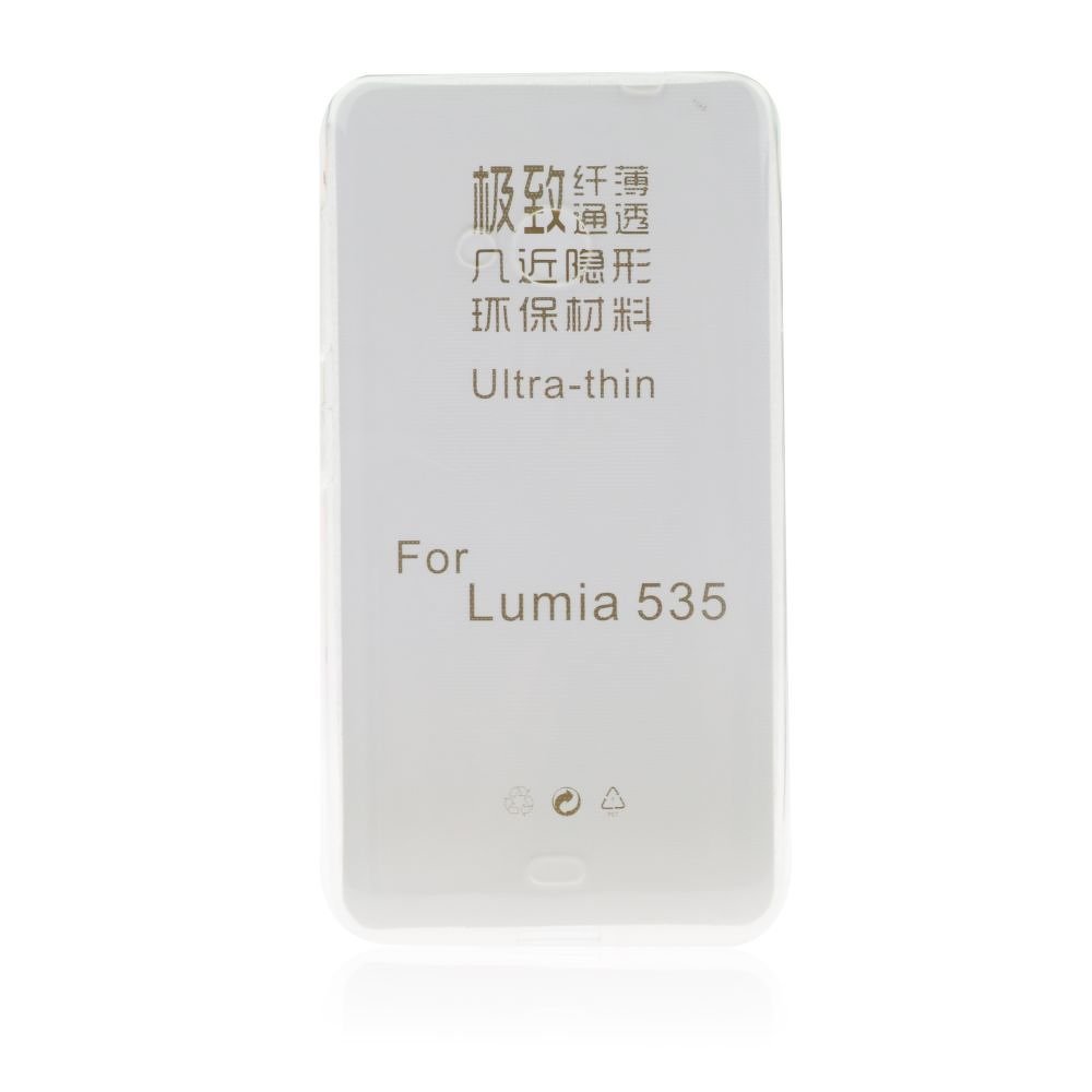 Microsoft Lumia 535 Silicone Case Ultra Slim 0.3mm Διάφανη image