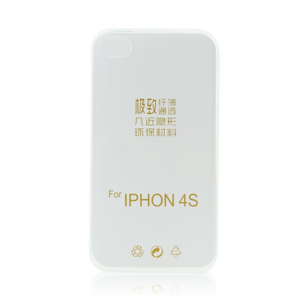 iPhone 4,4S Silicone Case Ultra Slim 0,3mm Transparent image