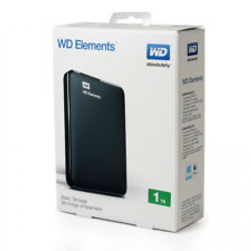 Εξωτερικός Σκληρός Western Digital Elements 1TB USB 3.0 2.5" WDBUZG0010BBK  image